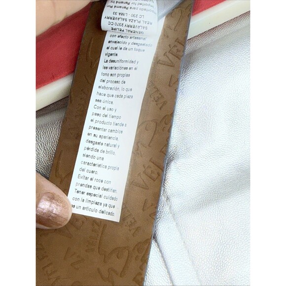 (H) Velez women's brown bohemian leather hippie belt, size S. - Picture 9 of 16